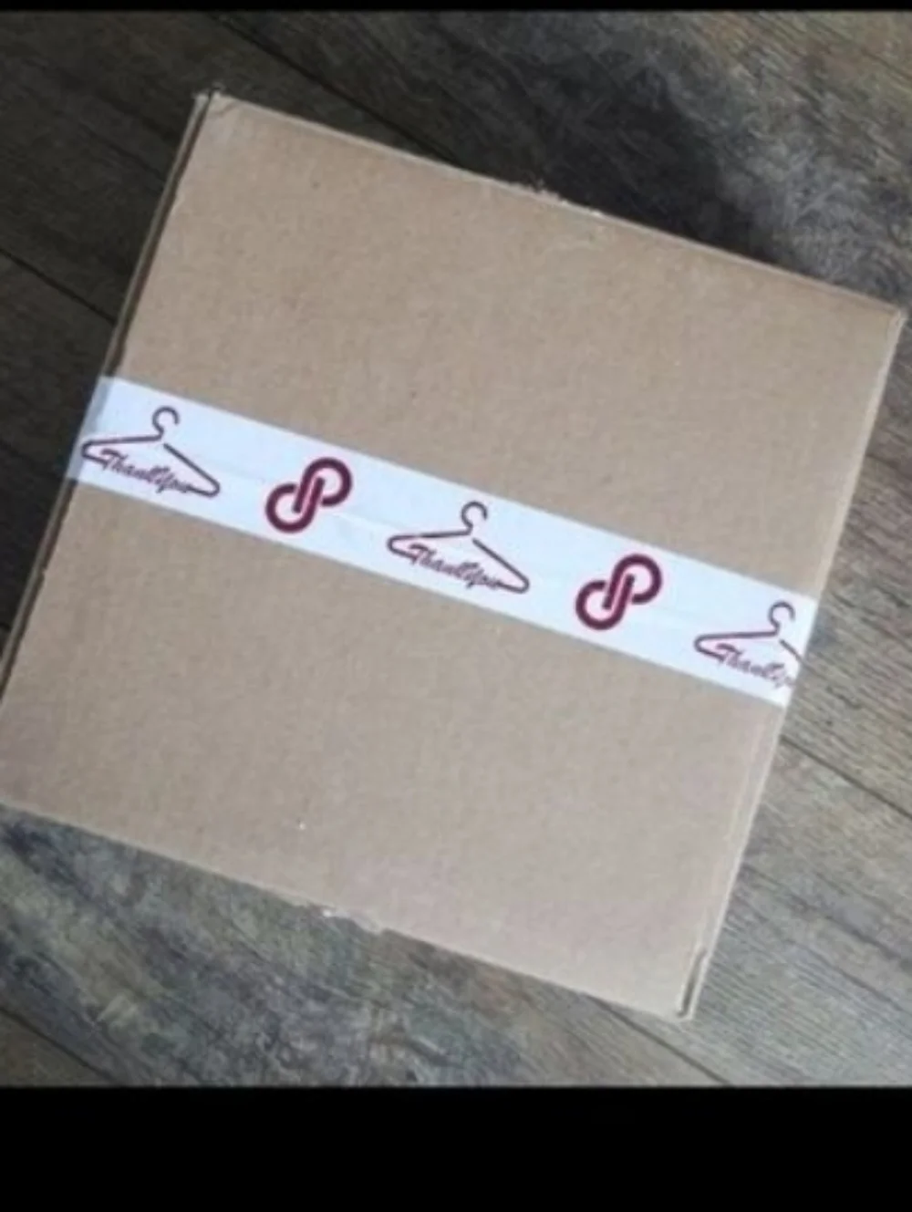 Tape Thank You Shipping and packaging Designer Logo Posh Office Unisex